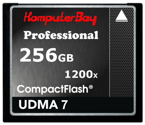 KOMPUTERBAY 256GB Professional Compact Flash Card CF 1200X Write 140MB/s Read 180MB/s Extreme Speed UDMA 7 RAW 256 GB