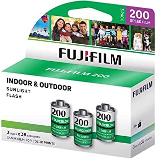 Fujifilm Fujicolor 200 Color Negative Film ISO 200, 35mm Size, 36 Exposure, CA-36 3 pack