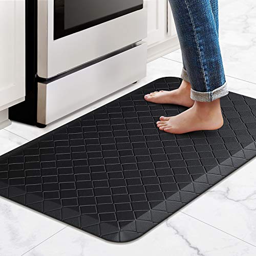 HappyTrends Kitchen Mat Cushioned Anti-Fatigue Kitchen Rug,17.3