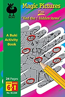 Buki Magic Pictures & Find The 6 Hidden Items Activity Book