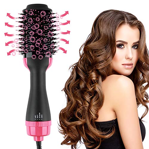 Hair Dryer And Volumizer Hot Air Brush,Hair Brush Dryer,Black