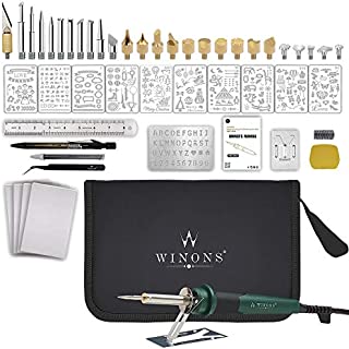 WINONS Wood Burning Kit WBT-0004, Multifunctional Wood Burning Tool for Adults, 53 Pcs Extended Wood Burner Pyrography Kit with Adjustable Temperature Control