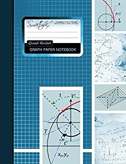 Graph Paper Notebook: Squared Graphing Paper * Blank Quad Ruled * Large (8.5 x 11) * Softback (Composition Books)