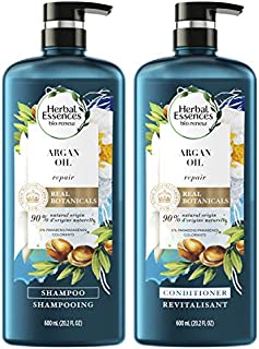 Herbal Essences, Repairing Argan Oil Of Morocco Shampoo and Conditioner set With Natural Source Ingredients, Color Safe, BioRenew, 20.2 fl oz