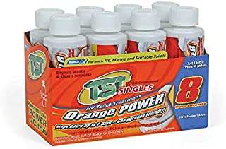 Camco TST Ultra-Concentrated, 8-Pack (4 oz Bottle),TST Orange,41191