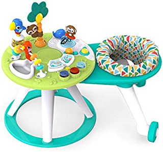 Bright Starts Around We Go 2-in-1 Walk-Around Activity Center & Table, Tropic Cool