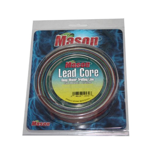 Mason Lead Core Trolling Braided Fishing Line, 27-Pound