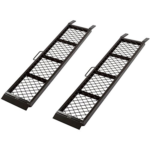 Rage Powersports Black Widow ST-4811-1600-MV2 Steel 4' ATV Trailer Ramps