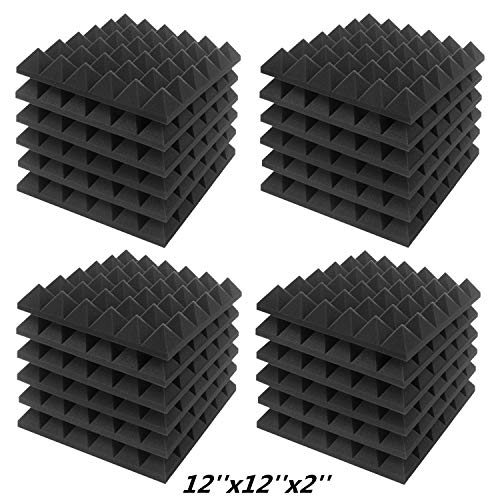 JBER Acoustic Sound Foam Panels, 24 Pack 2