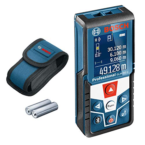 Bosch Glm 50 C Professional Laser Measure With Glm Floor Plan App