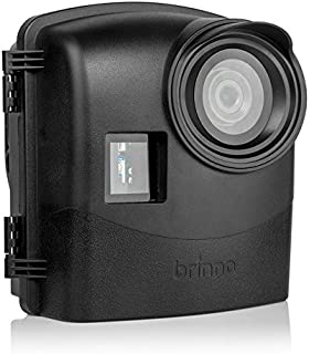 Brinno ATH2000 Outdoor Camera Housing Unit - Jobsite Camera Protector, Upto 1 Year Battery Life, Mounting Adapter, Elastic Cords, USB and Solar Panel, BCC200 Compatible - IPX5 Weather-Resistant