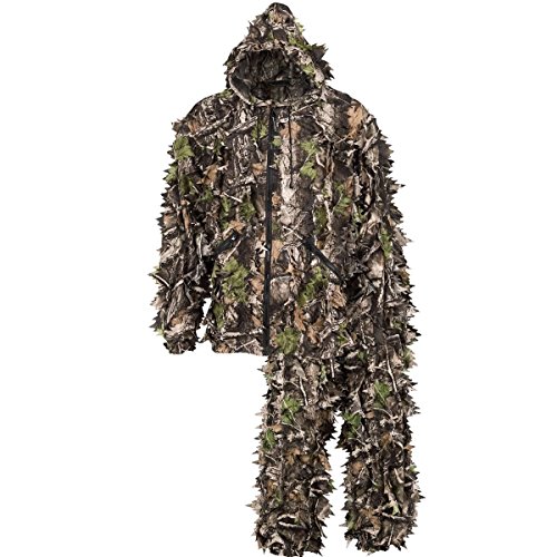 Swedteam North Mountain Gear Ghillie Suit for Men - Leafy Camo Suit Super Natural Camo - Camouflage Jacket - Camo Pants (XX-Large)