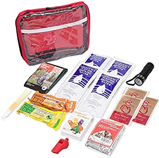 Emergency Zone Childrens Personal Compact Survival Kit | Prepare Your Family for Disasters Like Hurricanes, Earthquake, Wildfires, and More