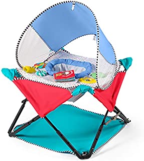 Summer Pop N Jump SE Portable Activity Center, Sweets & Treats  Baby Activity Center for Indoor/Outdoor Use  Fast, Easy and Compact Fold