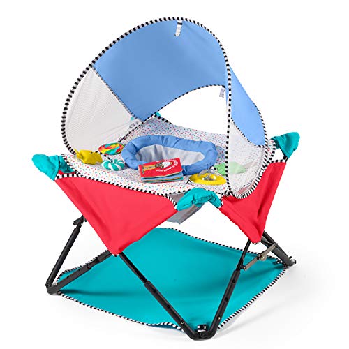 Summer Pop N Jump SE Portable Activity Center, Sweets & Treats  Baby Activity Center for Indoor/Outdoor Use  Fast, Easy and Compact Fold