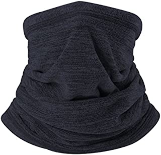 WTACTFUL Soft Fleece Neck Gaiter Neck Warmer Face Mask Balaclava Cover for Cold Weather Windproof Gear Winter Outdoor Sports Snowboard Skiing Cycling Motorcycle Hunting Fishing Men Women Dark Blue