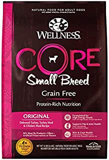 Wellness CORE Natural Grain Free Dry Dog Food, Small Breed, 12-Pound Bag