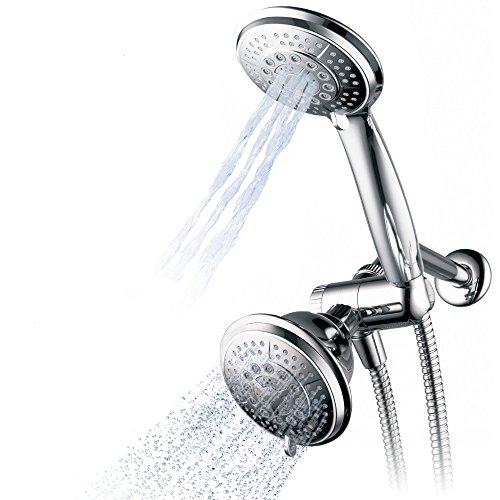 Hydroluxe 1433 Handheld Showerhead & Rain Shower Combo. High Pressure 24 Function 4