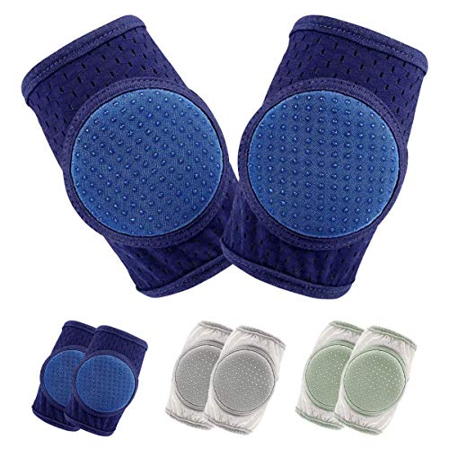 Baby Knee Pads for Crawling, Knee Pads for Baby Adjustable Protector for Toddler 3 Pairs