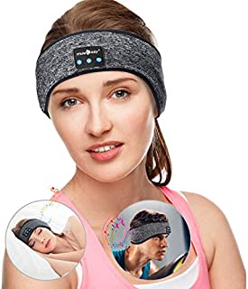 Sleep Headphones Wireless Bluetooth Music Sports Headband Noise Cancelling Sleeping Eye Mask, Great for Side Sleepers Running Yoga Insomnia Travel, Gift for Men Women