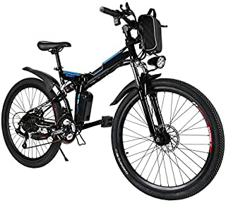 Speedrid 26 Electric Bike for Adults, Electric Mountain Bike/Electric Commuting Bike with 36V 8Ah Battery, and Professional 21 Speed Gears