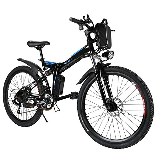 Speedrid 26 Electric Bike for Adults, Electric Mountain Bike/Electric Commuting Bike with 36V 8Ah Battery, and Professional 21 Speed Gears