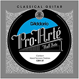 D'Addario CBH-3T Pro-Arte Carbon Classical Guitar Half Set, Hard Tension