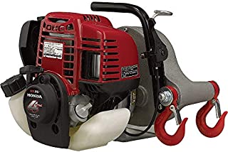 Portable Winch Gas-Powered Capstan Winch Forestry Kit - 2,200-Lb. Pulling Capacity, 2.1 HP, Honda GHX-50 Engine, Model Number PCW5000-FK