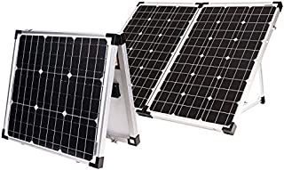 Go Power! GP-PSK-80 80W Portable Folding Solar Kit with 10 Amp Solar Controller, Black