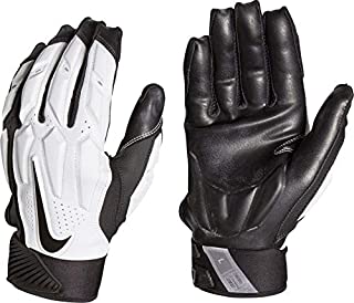 Nike Mens D-Tack 6 Lineman Gloves (X-Large, White/Black)