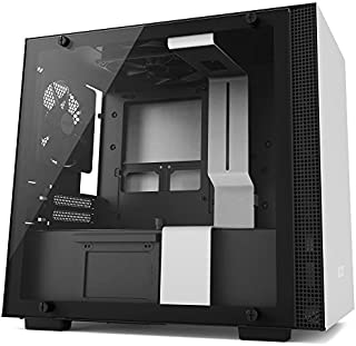 NZXT H200 - Mini-ITX PC Gaming Case - Tempered Glass Panel -Enhanced Cable Management System - Water Cooling Ready - White/Black - 2018 Model