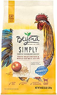 Purina Beyond Natural Limited Ingredient Dry Cat Food, Simply White Meat Chicken & Whole Oat Meal Recipe - 3 lb. Bag