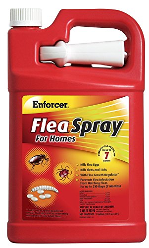 Enforcer Flea Spray for Homes, 128-Ounce, Packaging may vary