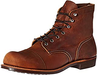 Red Wing Heritage Men's Iron Ranger Work Boot, Copper Rough and Tough, 11 D US