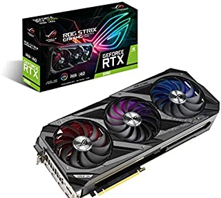 ASUS ROG Strix NVIDIA GeForce RTX 3090 OC Edition Gaming Graphics Card (PCIe 4.0, 24GB GDDR6X, HDMI 2.1, DisplayPort 1.4a, Axial-tech Fan Design, 2.9-Slot, Super Alloy Power II, GPU Tweak II)