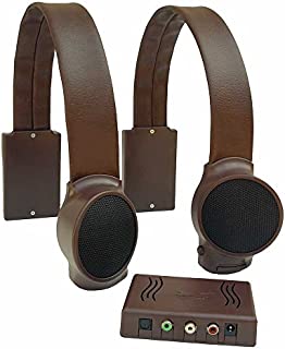 Audio Fox Wireless TV Speakers - Brown