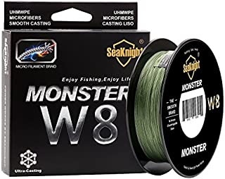 Enature Braided Fishing Line - Advanced 8 Strand Braided Fishing Line for Maximum Casting Distance & Durability for Saltwater & Fresh Water Surf Fishing, Bass Fishing, Fly Fishing (500, 100lb)