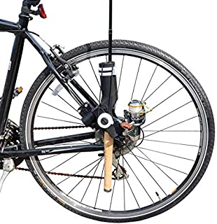 AteamProducts Bike Fishing Rod Holder - Secures Fishing Pole to Bicycle - Easy Mount Rod Rack