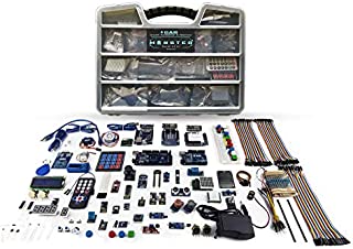 GAR Monster Starter Kit for Arduino Uno Mega Nano, Complete Set with ESP32, 25 Sensor Modules, Bluetooth WiFi Ethernet Wireless for Electronics STEM Robotics Projects