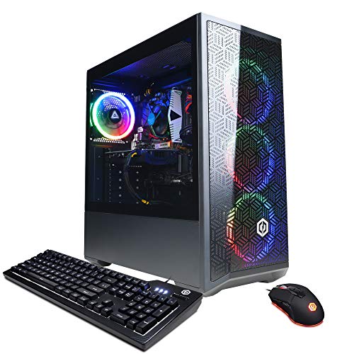 CyberpowerPC Gamer Xtreme VR Gaming PC, Intel i5-10400F 2.9GHz, GeForce GTX 1660 Super 6GB, 8GB DDR4, 500GB NVMe SSD, Wi-Fi Ready & Windows 10 Home (GXiVR8060A10)