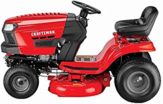 Craftsman T105 36-in. Lawn Tractor-439cc Single Cylinder Engine-7-Speed Manual Transmission, Red