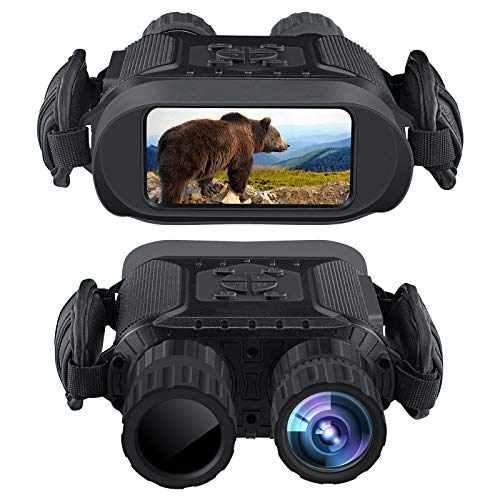 Bestguarder Night Vision Binoculars, 4.5-22.5×40 HD Digital Infrared Hunting Scope Record 5mp Photo & 1280×720 Video with Sound by 4Display Up to 400m/1300ft-Upgrade Version