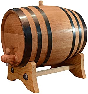 Sofia's Findings 20-Liter American White Oak Aging Barrel | Age Your own Tequila, Whiskey, Rum, Bourbon, Wine - 20 Liter or 5.3 Gallons