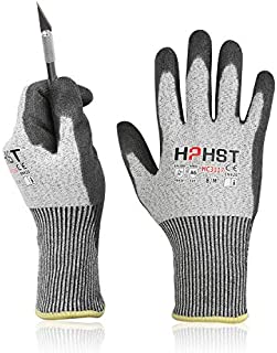 Cut Resistant Gloves Level A6 Cut Proof Work Gloves Smart Touch Medium 1 Pair