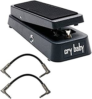 Dunlop Crybaby GCB-95 Classic Wah Pedal w/2 FREE Patch Cables