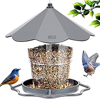 Hanizi Bird Feeders for Outside, Bird Feeder, Wild Bird Seed for Outside Feeders, Squirrel Proof Birds Feeder and Garden Decoration Yard for Bird Watchers