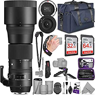 Sigma 150-600mm 5-6.3 Contemporary DG OS HSM Lens for Canon DSLR Cameras + Sigma USB Dock with Altura Photo Complete Accessory and Travel Bundle