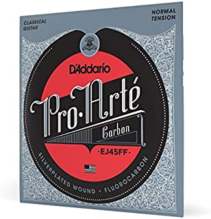 D'Addario EJ45FF ProArte Carbon Classical Guitar Strings, Dynacore Basses, Normal Tension