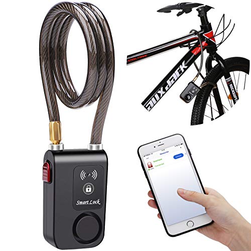 wsdcam Bluetooth Bike Lock Alarm 110dB Universal Security Smart Bike Alarm Lock System 
</p>
                                                            </div>
                            <div class=