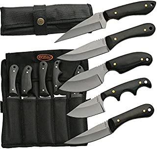 SZCO Supplies 5Pc Skinning Knife Set